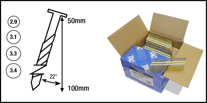 Plastic Collated Strip Nails